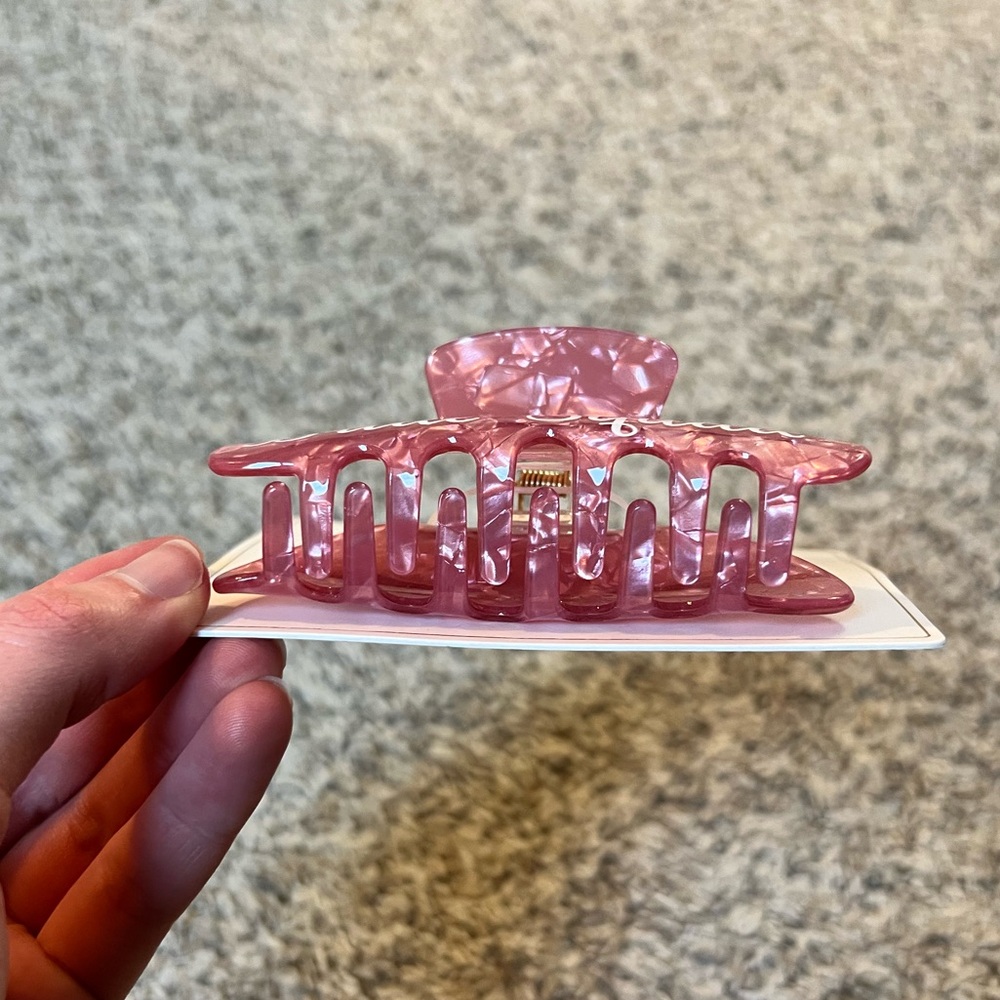 Bride Squad Pink Hair Claw Clip - Picture 3 of 4